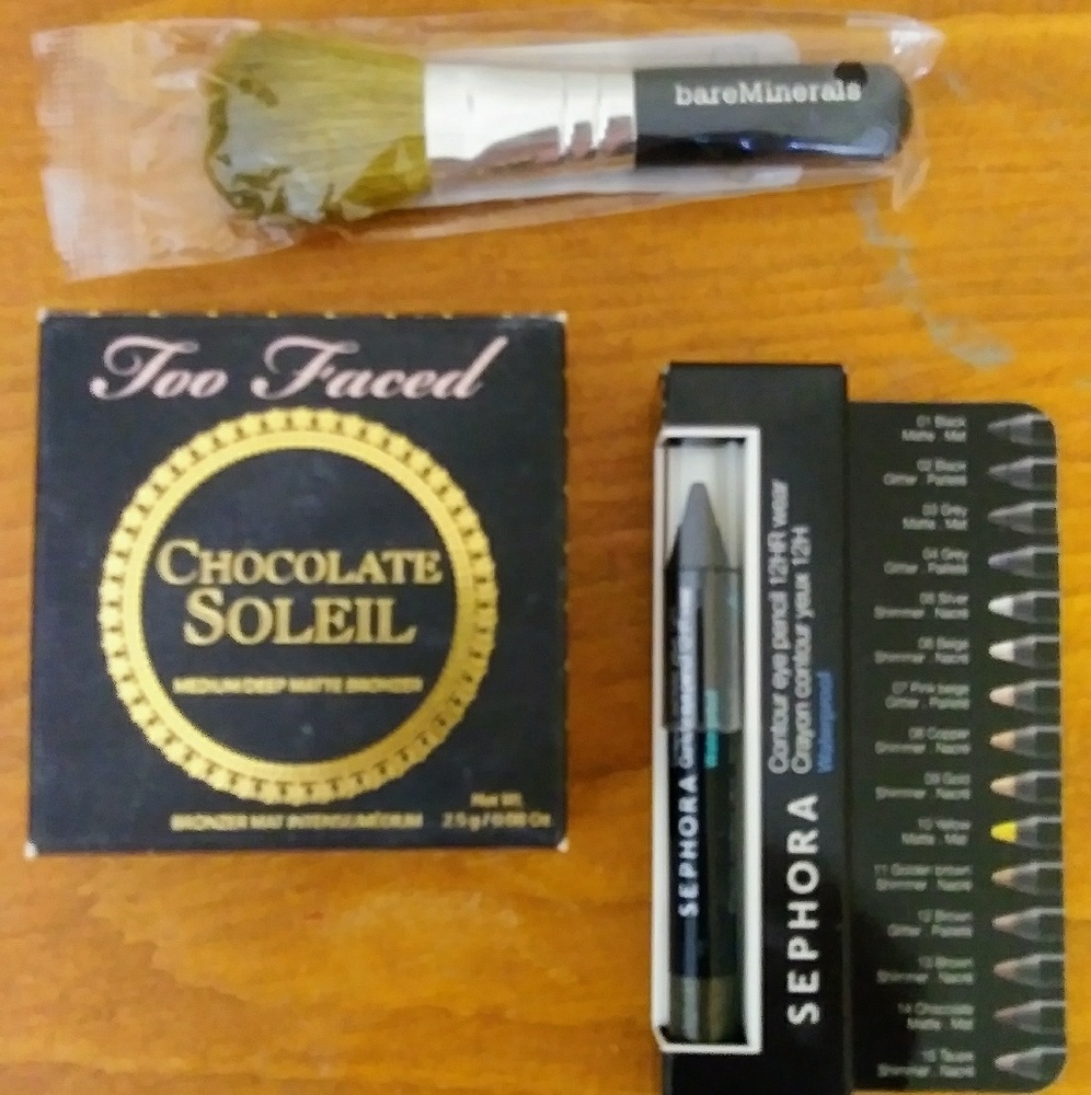 Too Faced Chocolate Soleil bronzer makeup bundle